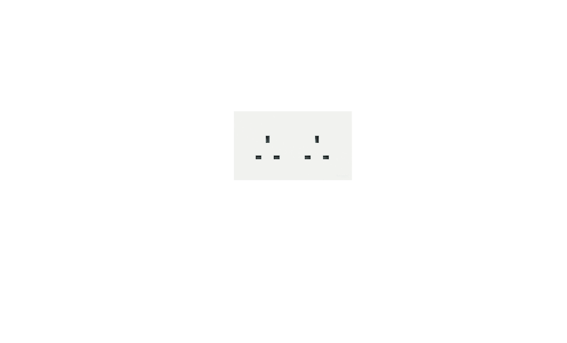 Double Gang Switched Socket